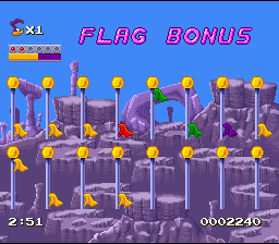 Road Runner's Death Valley Rally screenshot 4 for Super Nintendo